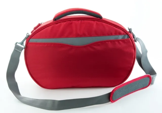 Red shoulder case — GN Textile archive N° 50
