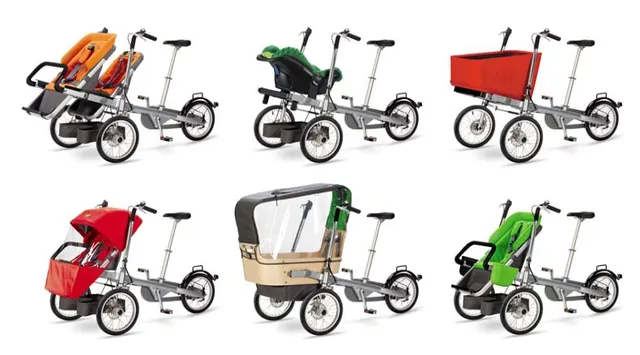 Stroller-bike seat range — GN Textile archive N° 55